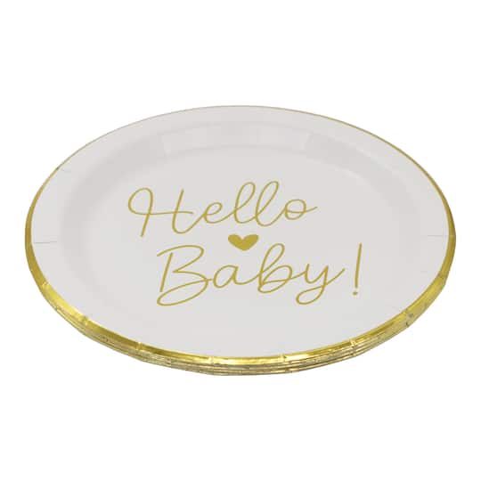 7" Hello Baby Snack Plates, 8ct. by Celebrate It™